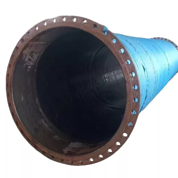 Malaking Diameter na Tela na Pinatibay na Flanged Rubber Hose Malaking Diameter na Tela na Pinatibay na Flanged Rubber Hose