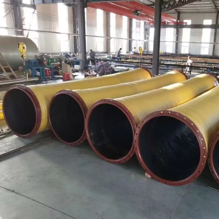 Malaking Diameter Heavy-Duty Flanged Rubber Hose Malaking Diameter Heavy-Duty Flanged Rubber Hose